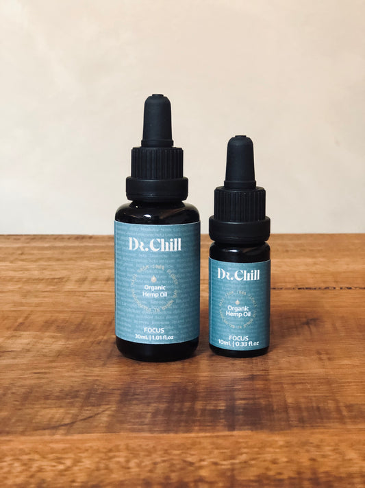 Focus: calm motivation - Organic Hemp oil, Dr. Chill