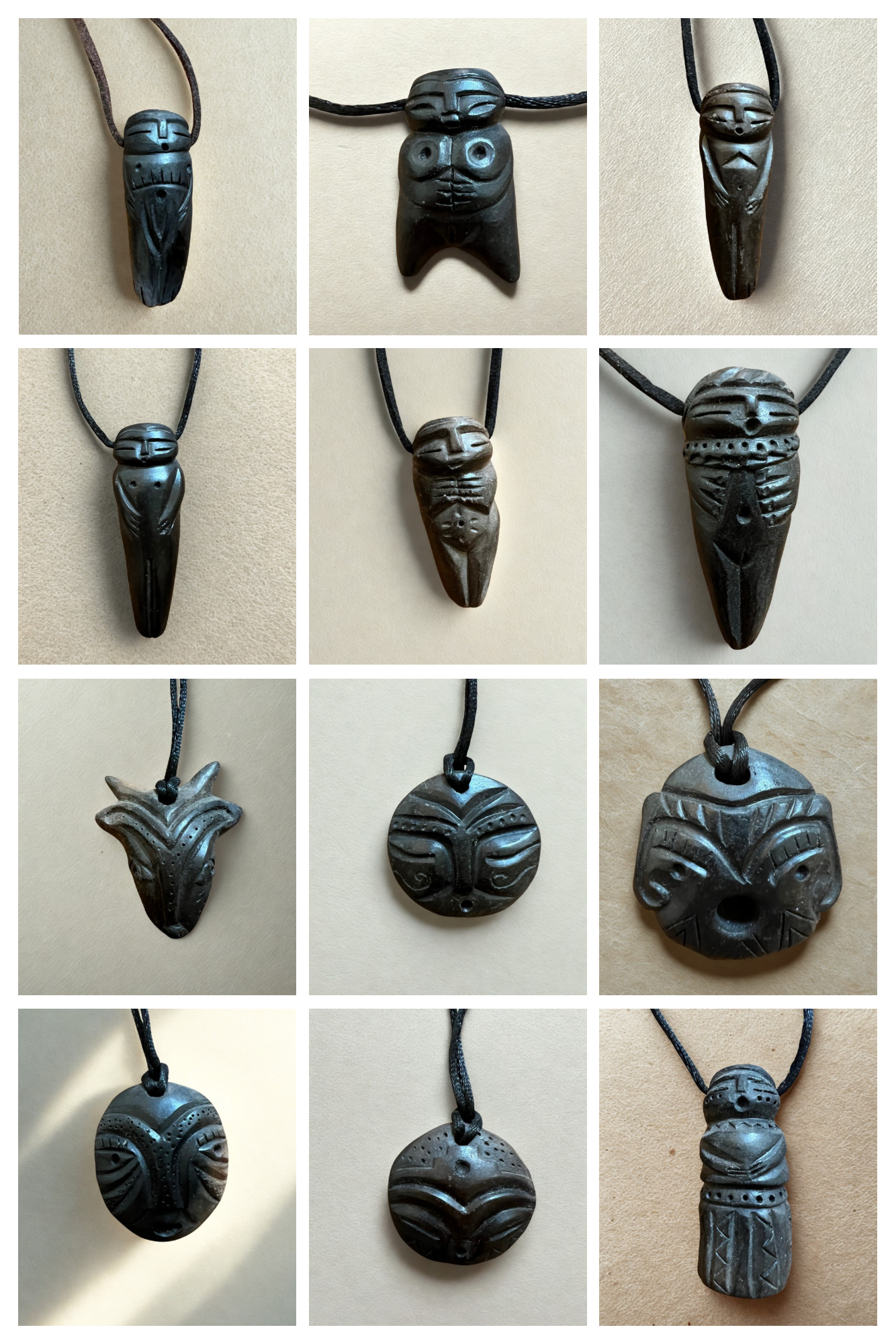 Pachamama Clay Pendants, Ajayu Ceramica