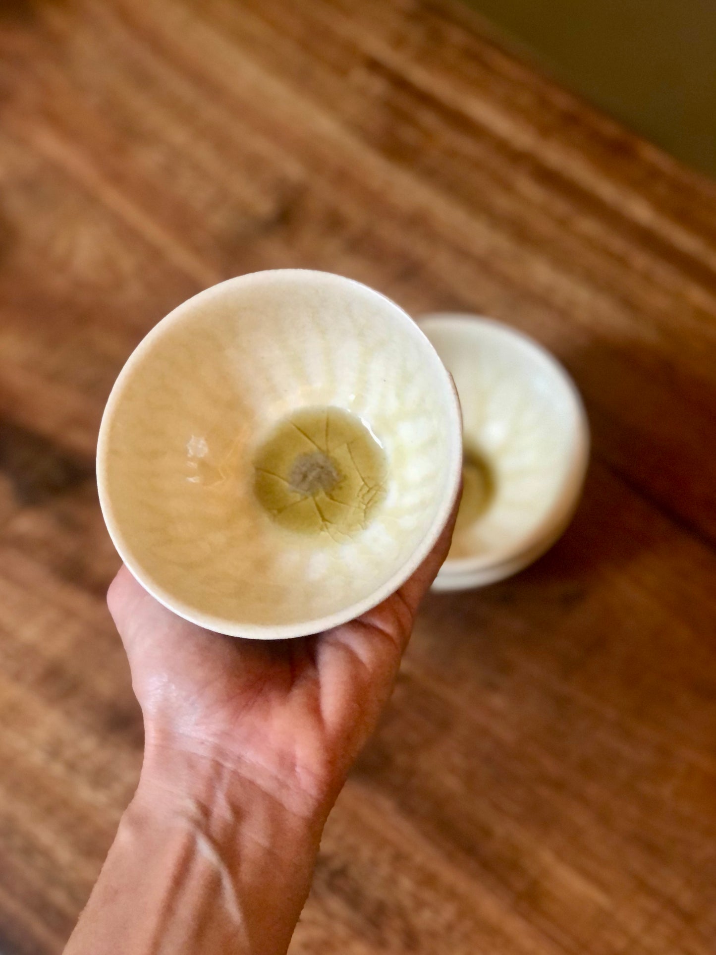 White Moss Tea Bowl