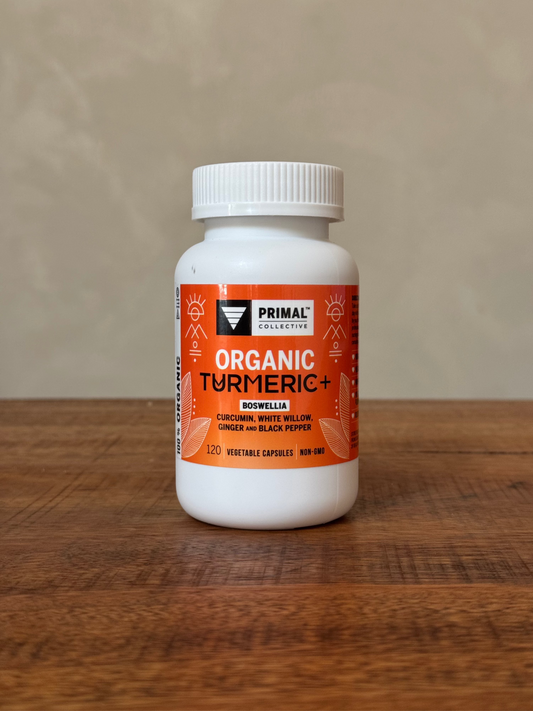 Turmeric + with Ginger and Black Pepper, Primal Collective