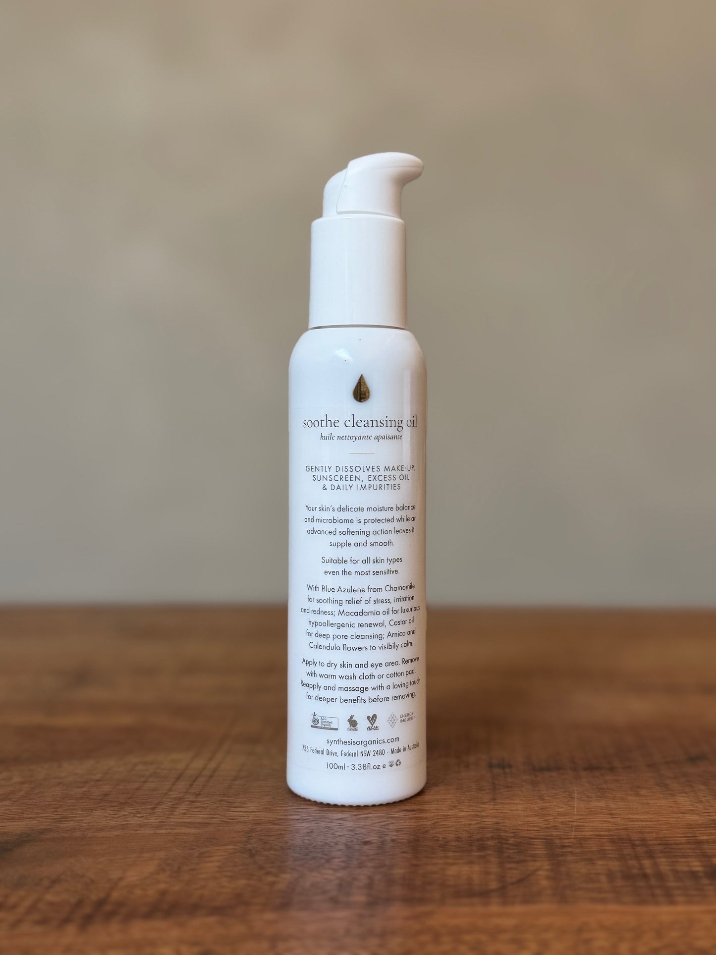 Soothe Cleansing Oil, Synthesis Organics