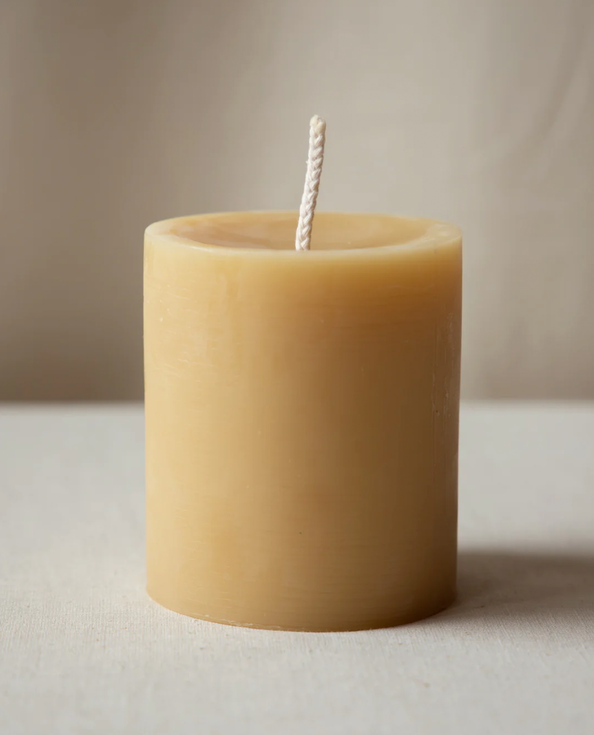 Pillar Candle 9cm Gold, Ahana