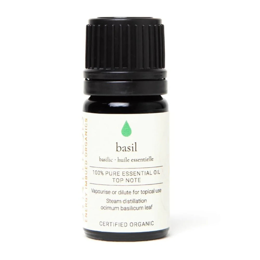 Basil Certified Essential Oil, Synthesis Energy Imbued Organics