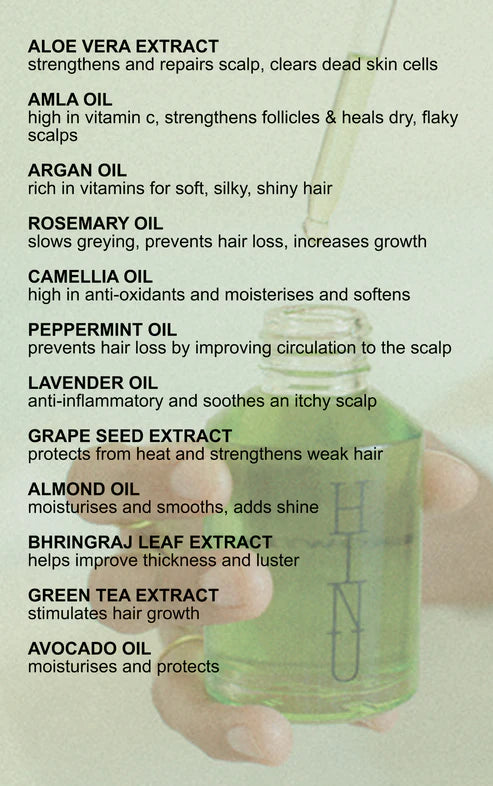 Hair Growth Oil, Hinu