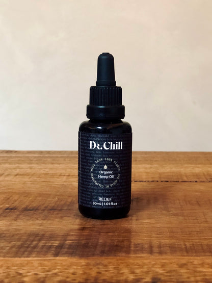 Relief: sleep better - Organic Hemp oil, Dr. Chill