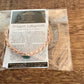The Labyrinth Cubit Healing Tool Bracelet with Azurite Copper, Sacred Knowledge Energy Tools