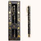 Celestial Rollerball Pen Black Ink, Dreamy Moons