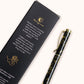Celestial Rollerball Pen Black Ink, Dreamy Moons