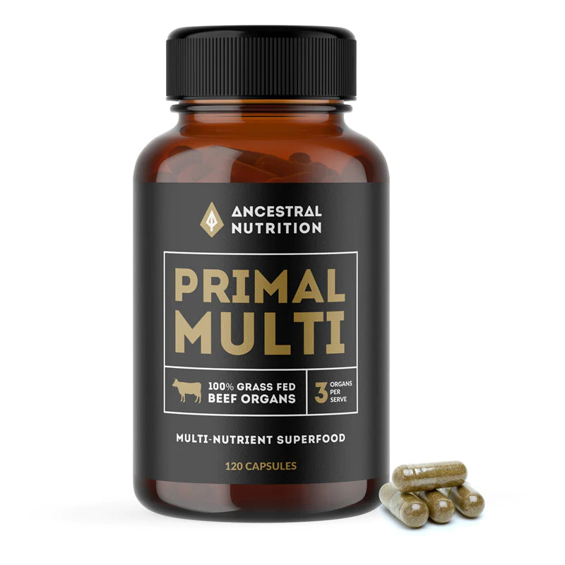 Primal Multi Beef Organs Capsules, Ancestral Nutrition