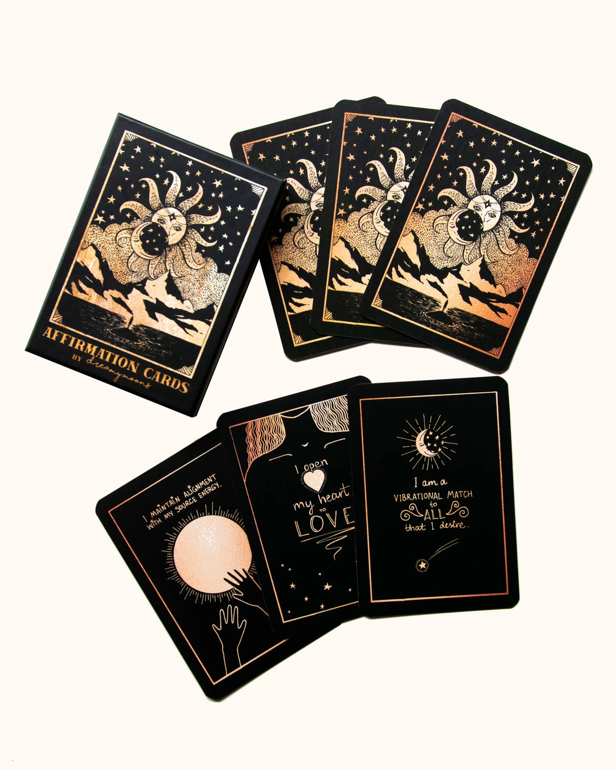 Affirmation Cards, Dreamy Moons