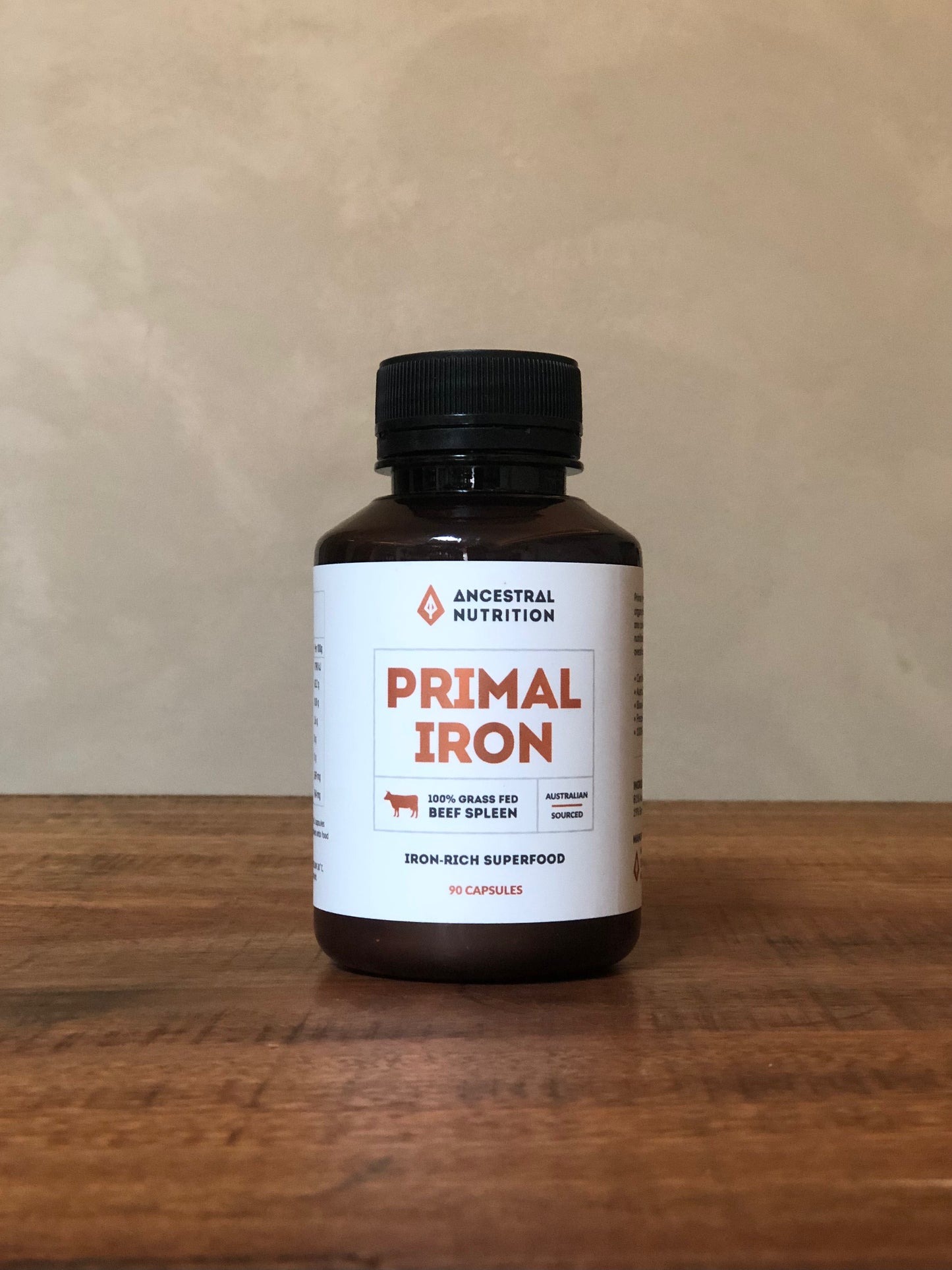 Primal Iron Beef Spleen Capsules, Ancestral Nutrition