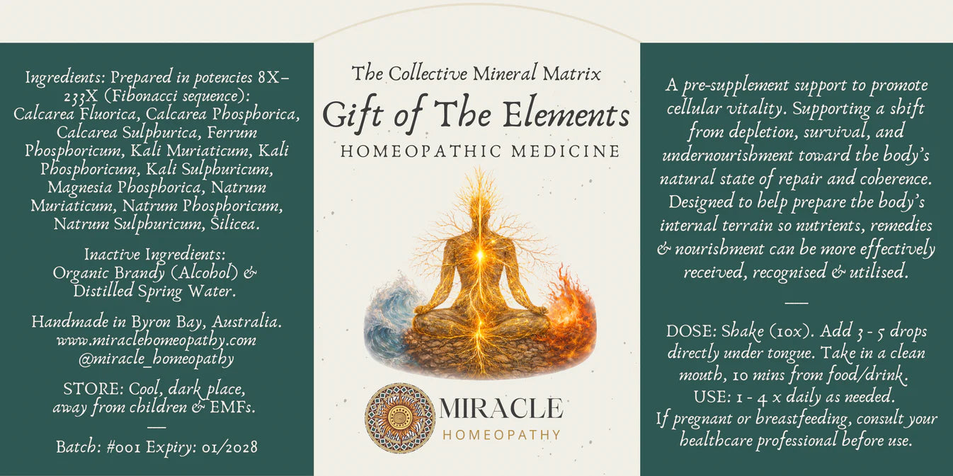 Gift of the Elements, Miracle Homeopathy