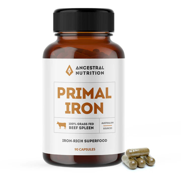 Primal Iron Beef Spleen Capsules, Ancestral Nutrition