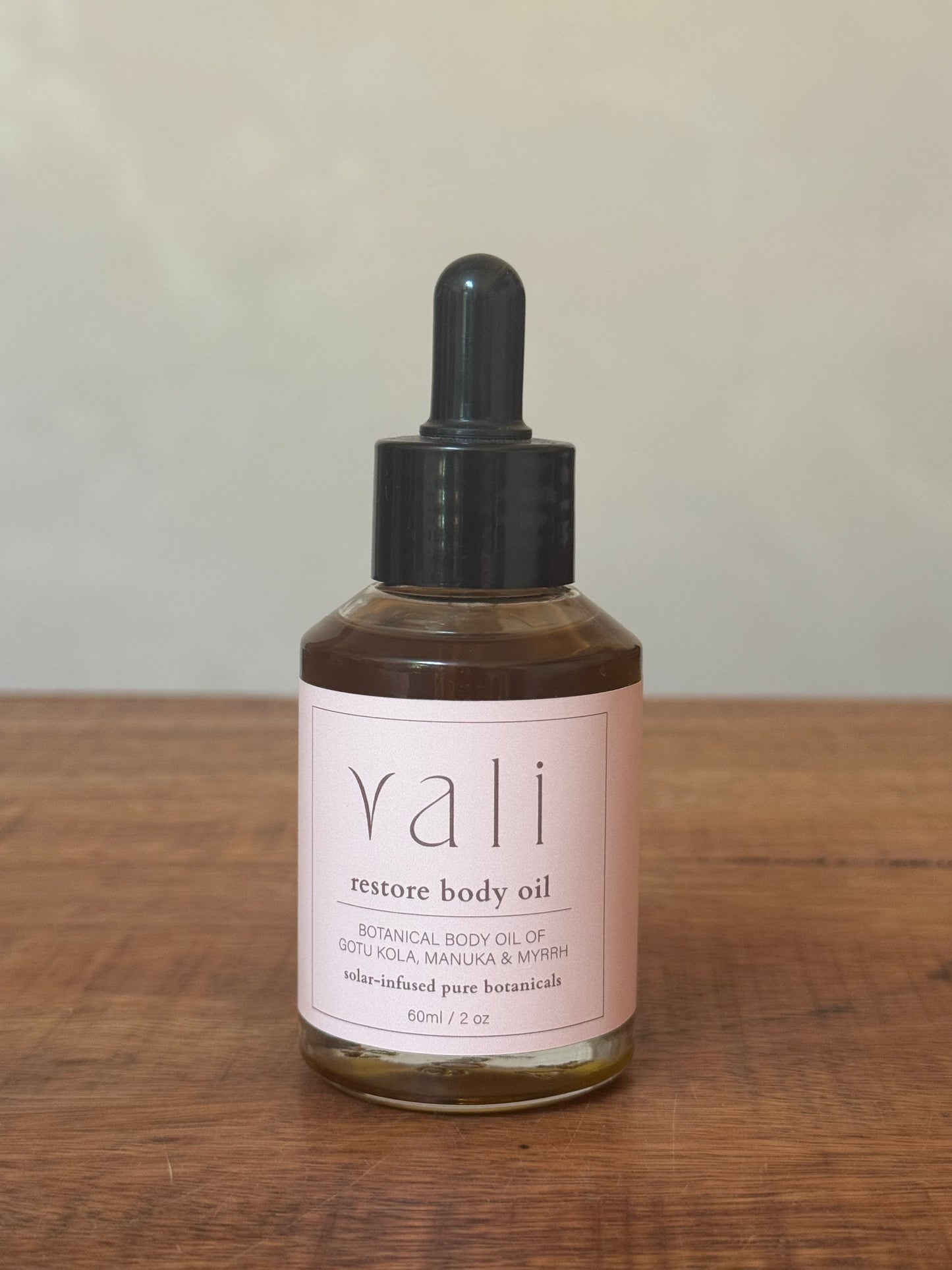 Restore Body Oil, Vali