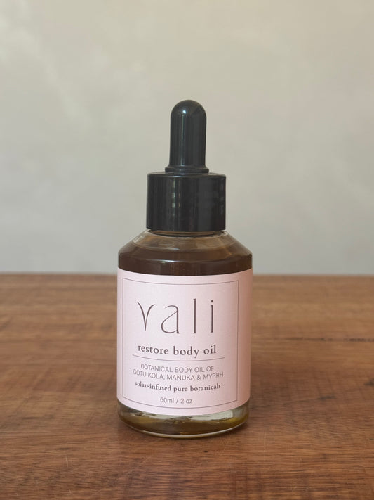 Restore Body Oil, Vali