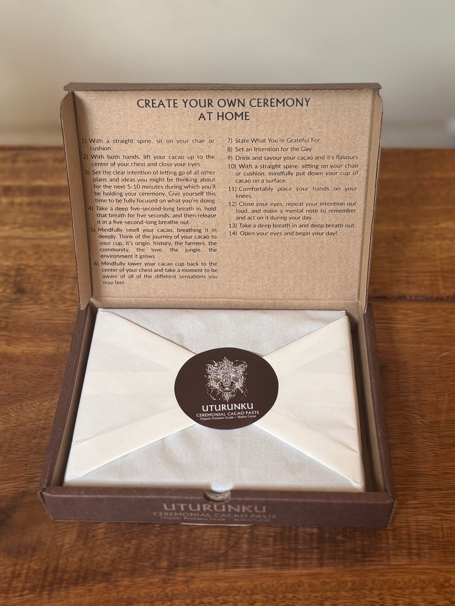 Uturunku Ceremonial Cacao Paste, Seleno Health