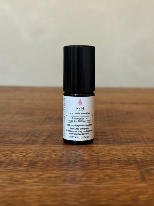 Held Roll-on, Synthesis Energy Imbued Organics