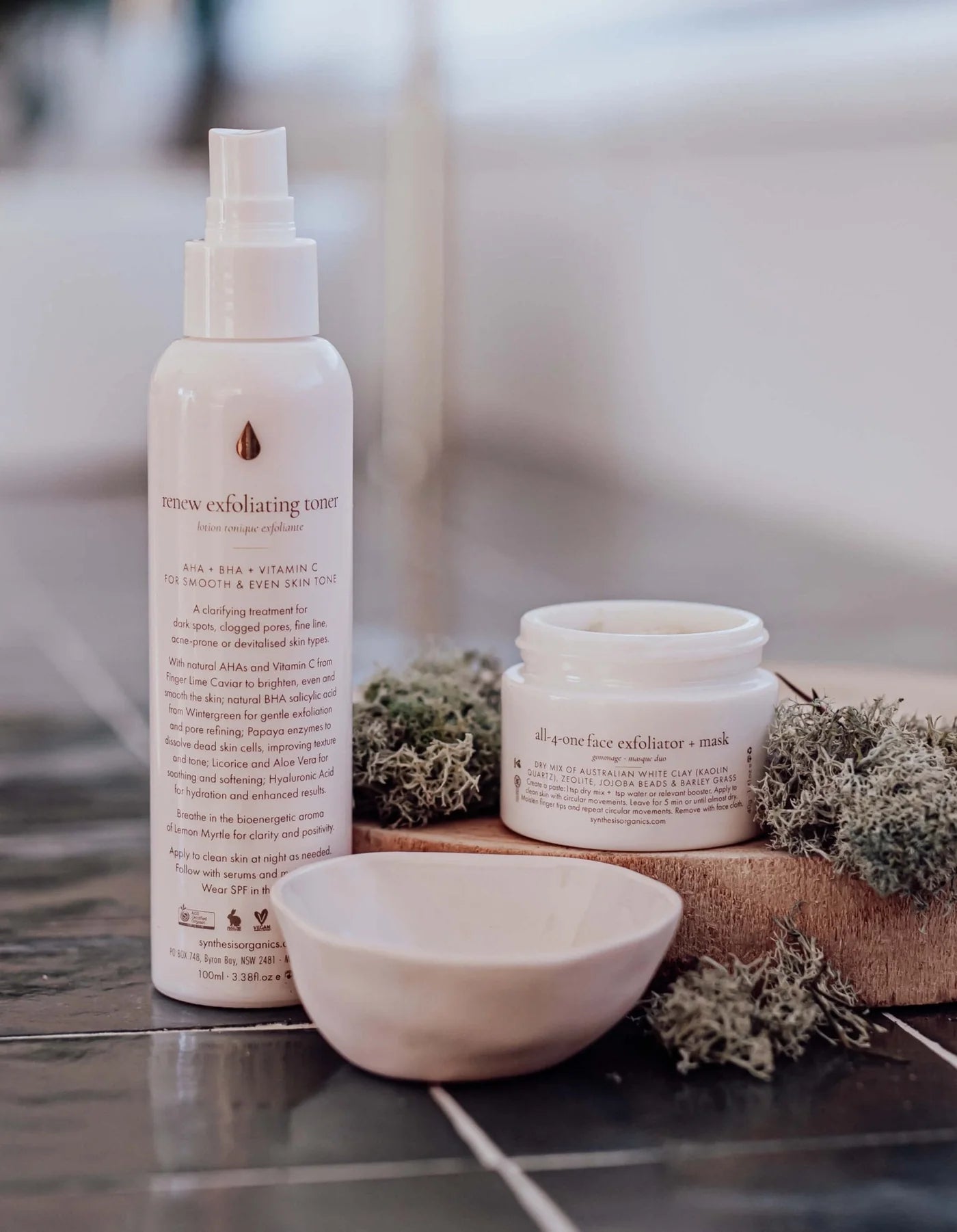 Renew Exfoliating Toner, Synthesis Energy Imbued Organics