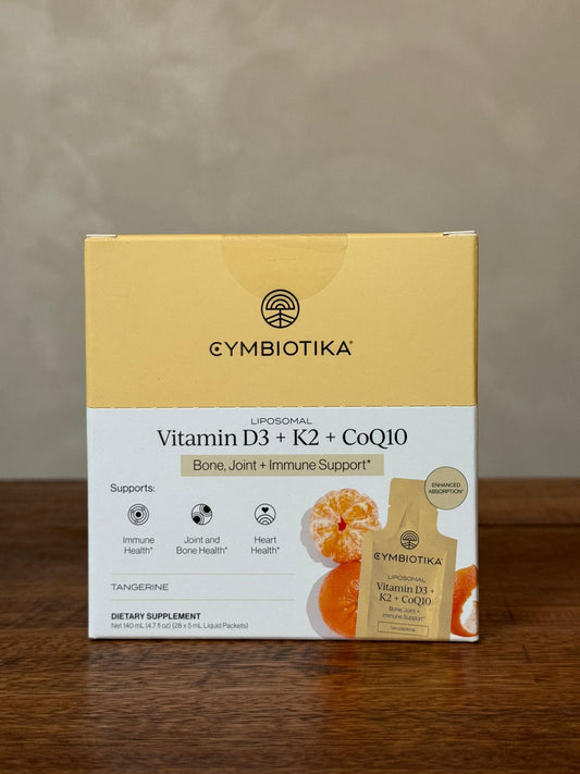 Liposomal Vitamin D3+K2+CoQ10, Cymbiotika