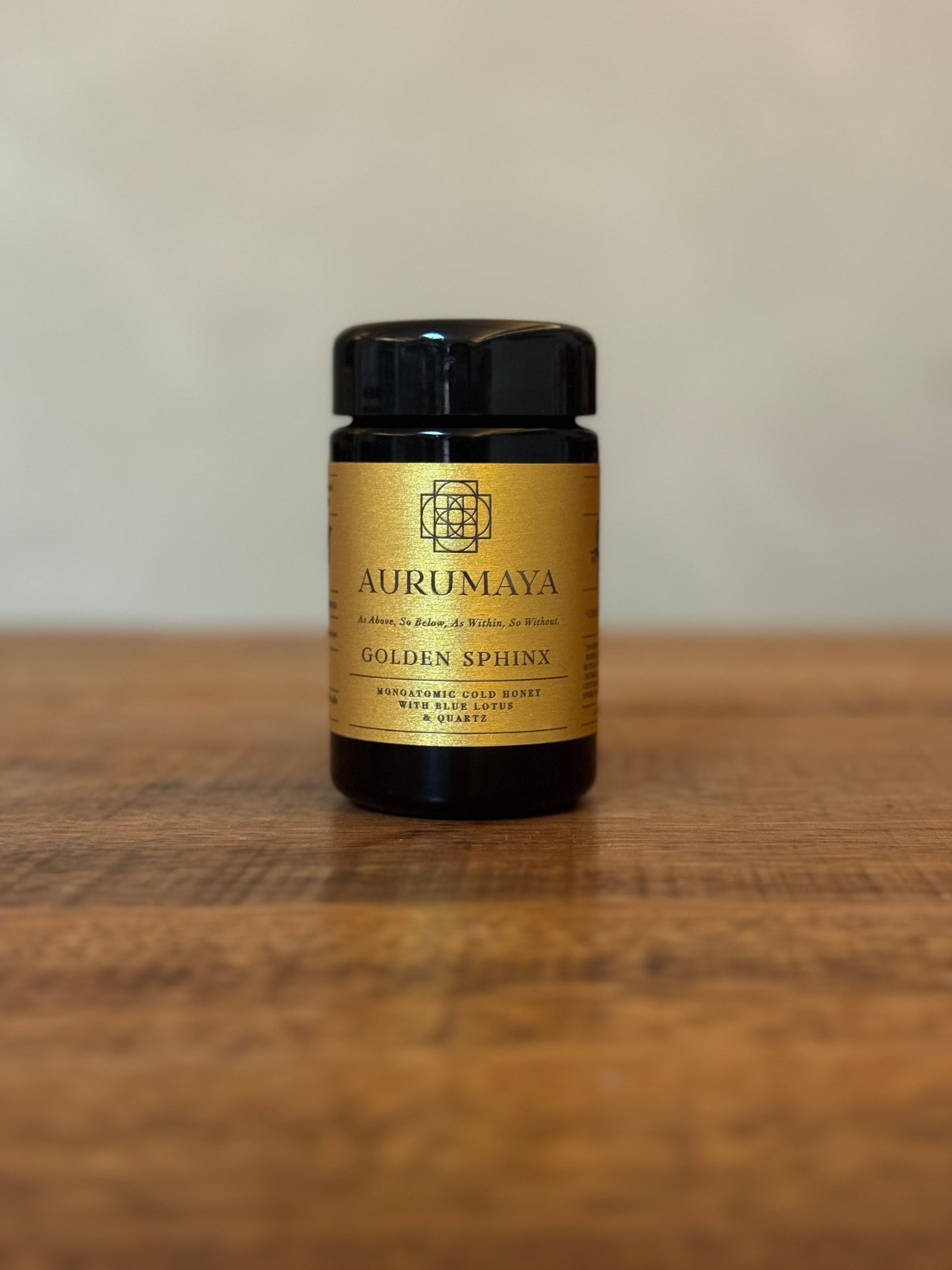 GOLDEN SPHINX / 24K Gold & Wild Blue Lotus Honey 'Elixir of Life' - 6X GOLD', Aurumaya