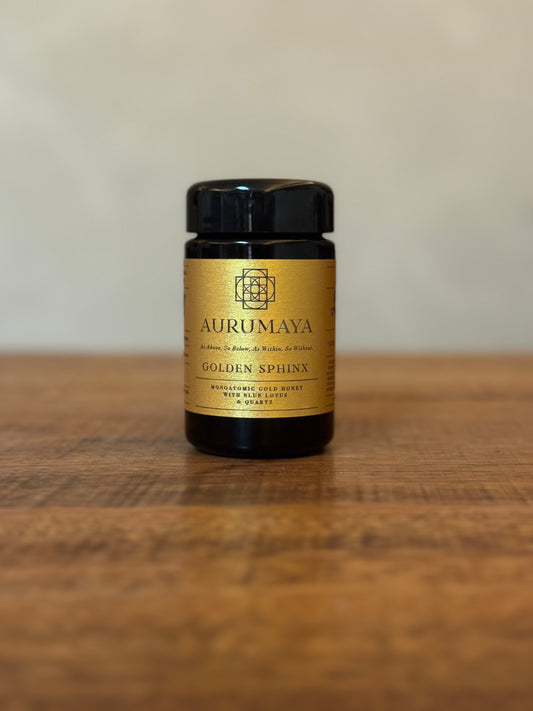 GOLDEN SPHINX / 24K Gold & Wild Blue Lotus Honey 'Elixir of Life' - 6X GOLD', Aurumaya