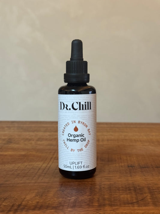 Uplift: uplifts mood, Organic Hemp Oil, Dr. Chill