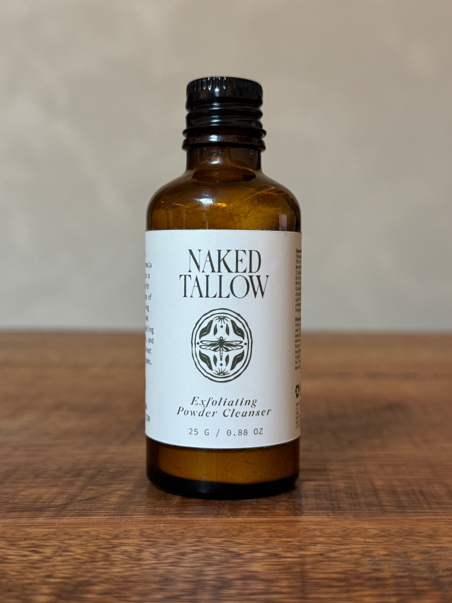 Powder Exfoliating Cleanser, Naked Tallow