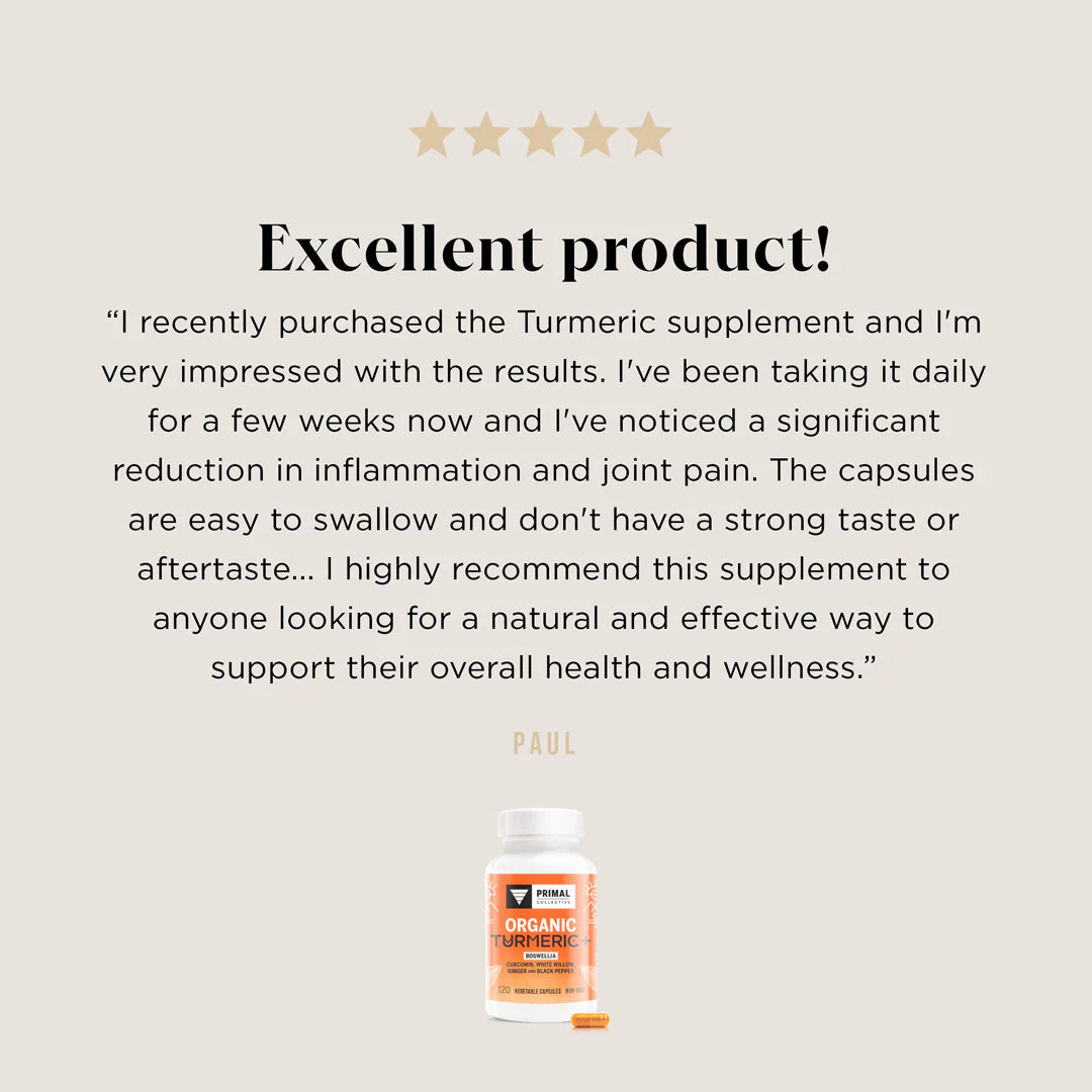 Organic Turmeric +, Primal Collective