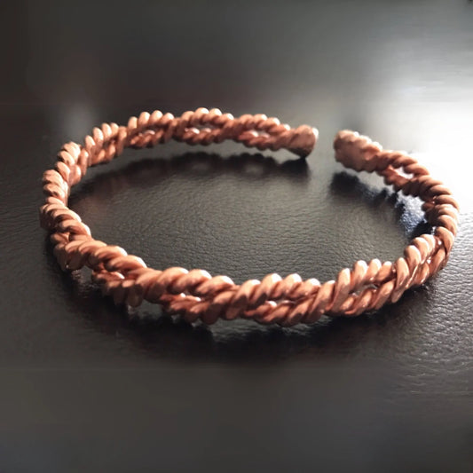 BTS Double Twist Teotihuacan Balance & Harmony Bracelet Open End, Sacred Knowledge Energy Tools