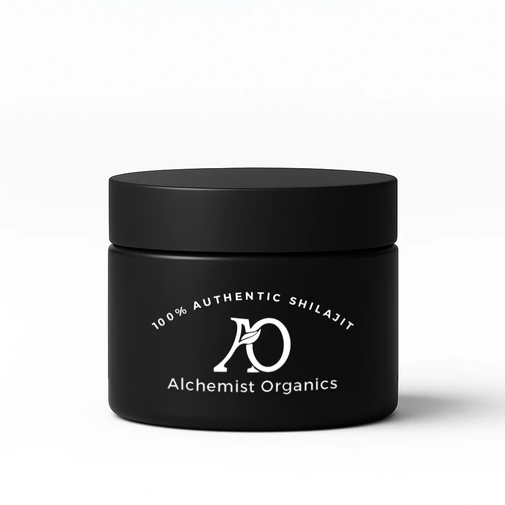 Shilajit - Sun Dried Himalayan High Altitude Resin, Alchemist Organics