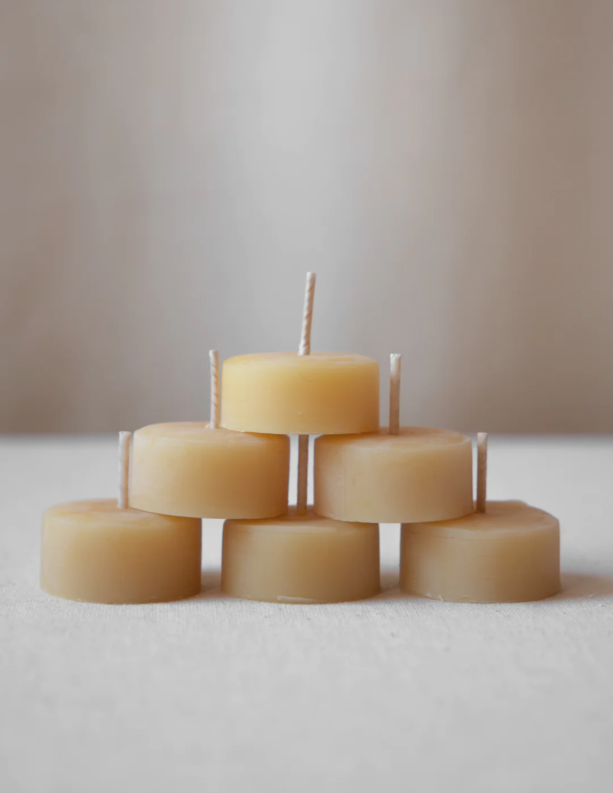 Tea Light Candle Cream, Ahana