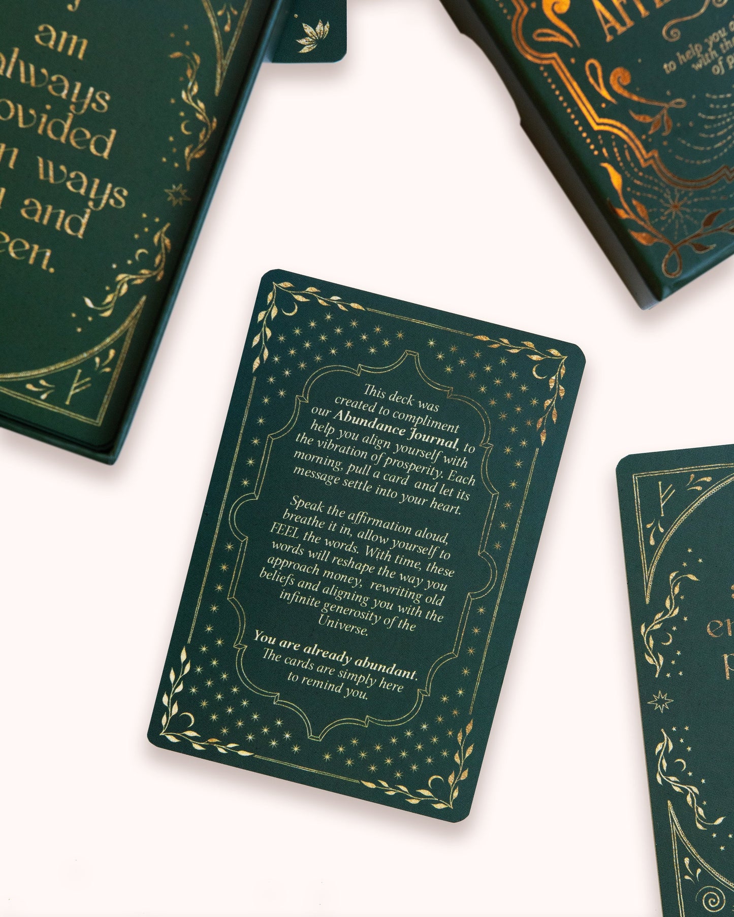 Abundance Affirmations Cards, Deamy Moons