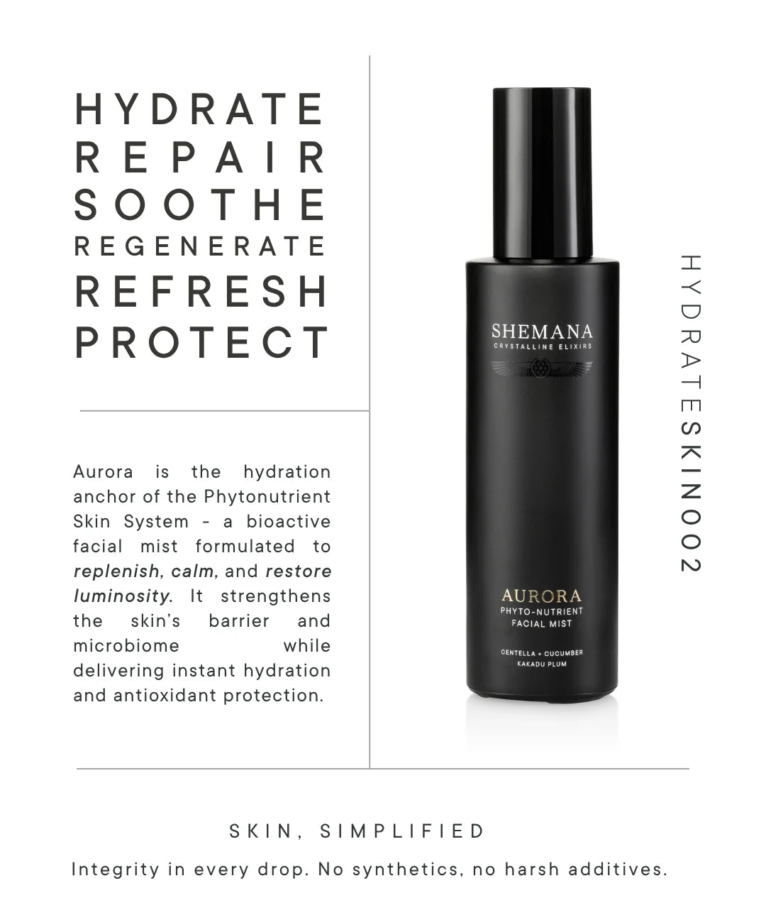 Aurora - Phyto-nutrient Facial Mist, Shemana