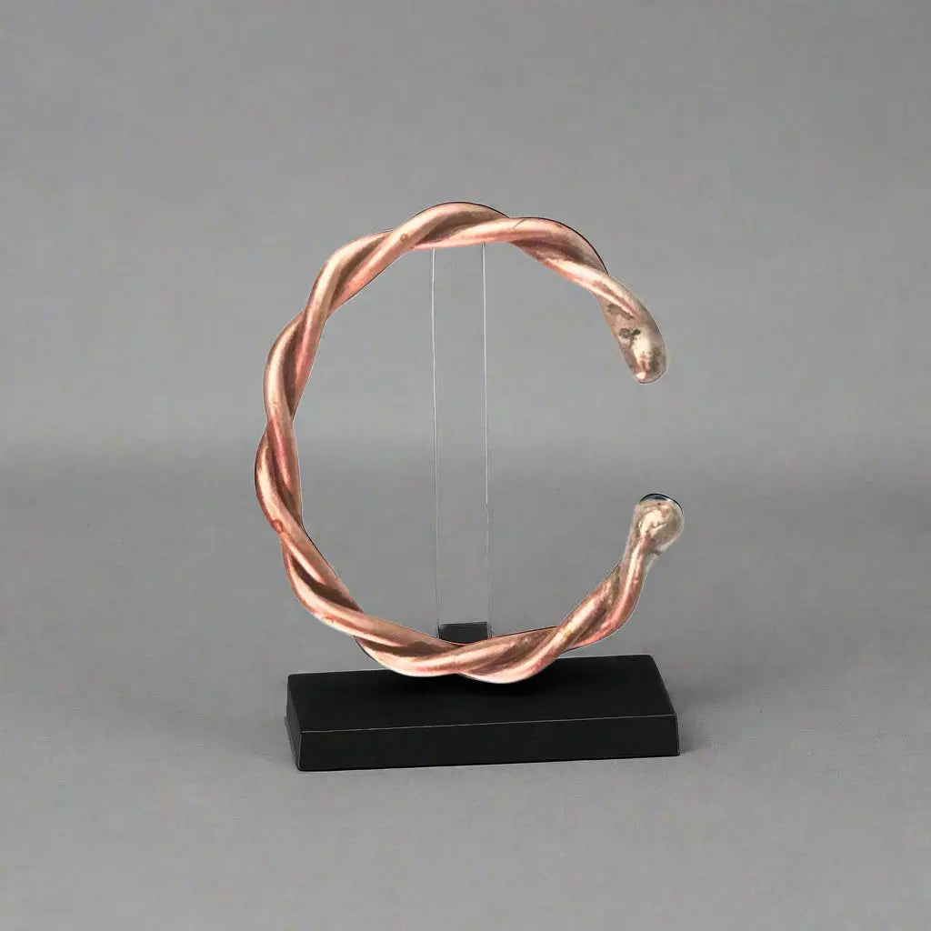 Child Size Teotihuacan Bracelet Children's Copper Bangle, Sacred Knowledge Energy Tools