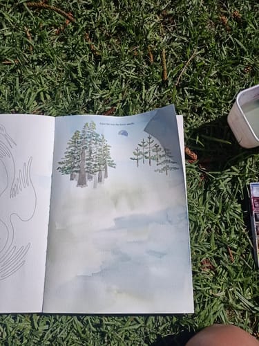 Innerscapes art journal, Dreamy Moons